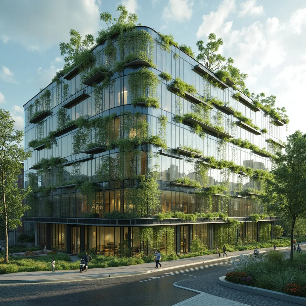 Détail architectural d'un bureau moderne